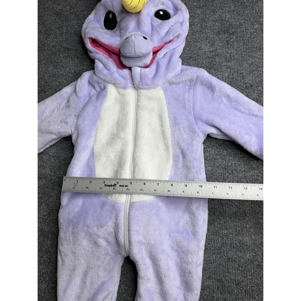 Costume Unicorn Baby Infant 6-9 Months Halloween Suit Light Purple